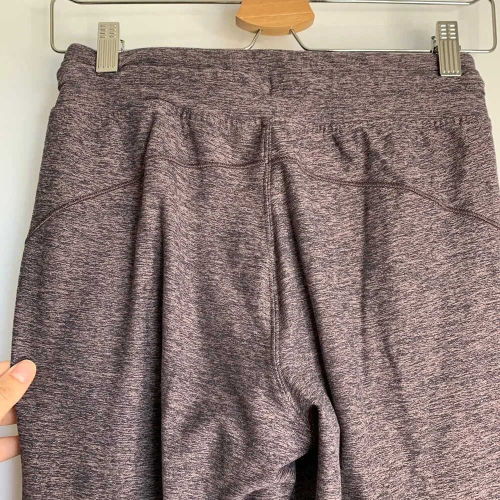 Lululemon Ready To Rulu Pant Heathered Spanish Rose Black Womens Size 4